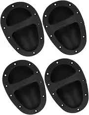 Hoement 4pcs Speaker Handle Handle for Amplifier Speaker Carry Grasp Small Grip Grasp Side Carry Large Amplifier Supplies Black Abs