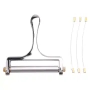 Cheese Slicer, Adjustable Thickness Heavy Cheese Slicers with Wire for Soft & C4