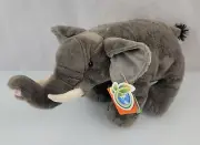 Wild Republic K & M International Stuffed Plush WWF Adoption Gray Adult Elephant