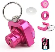 [YHX-OU] CO2 Quick Adapter for Sodastream Water Carbonator Duo E-Terra Art Terra Gaia Crystal 3.0 425 g CO2 Cylinders Quick Adapter Quick Connect Adapter for 60L Trapezoidal Thread TR21-4 (Pink)
