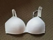 Naturana White Soft cup Push-up Bra