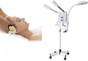 Facial Steamers Professional 3 in 1 Facial Steamer, Hot and Cold Steam with 8X LED Magnifying Lamp, Open Pores, Reduce Blackheads, Pore Deep Cleaning, for Home Beauty Salon Spa