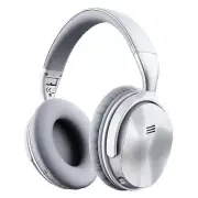 WIRELESS HEADPHONES FOLDABLE HEADSET W MIC ACTIVE NOISE EARBUDS for CELL PHONES
