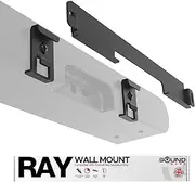 Soundbar Mount for Sonos Ray Sound Bar Includes All Necessary Mounting Hardware, Floating Style Soundbar Wall Bracket for Under TV or Above, Easy to Install, Black