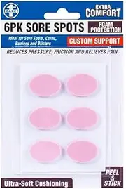 Sore Spots Foam Ultra Soft Cushioning Dots Protection Cushions Toe Foot Insole