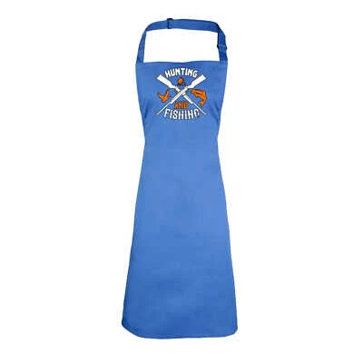 Hunting And Fishing - Novelty Bib Funny Kitchen Large Premium Apron Aprons