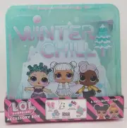 Lol Surprise Girl's Acessory Box, Winter Chill, 6 Items Green Ink Hat Glove