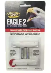 Kool Stop Eagle 2 Brake Pads - Cantilever Post - White - Sold In Pairs