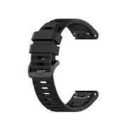 Silicone Sports Strap For Garmin Fenix 5 Black