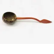 Water Ladles Coconut Shell Water Dipper Thai Handicraft Handmade Wood Handle