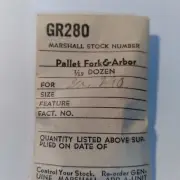 PALLET FORK AND ARBOR For Gruen 290 b21#74