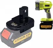 [URUN] DM18RL Battery Adapter for Ryobi 18V Power Tools, Adaptor Convert for Dewalt & for Milwaukee M18 Convert for Ryobi 18V Power Tools