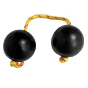 Rhythmic Ball Double Gourd Percussion Music Egg Shaker Kashaka Instrument Party Favors Musical black