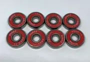 New 3 Pack 24 PCS RED Skateboard Longboard Penny Style Board Bearing ABEC 11