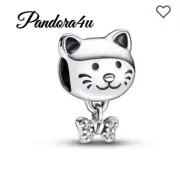 PANDORA Pet Cat And Bow CHARM NeW Tags Pandora Foldable Gift Box