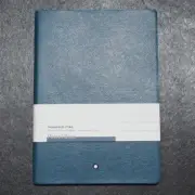 Montblanc Notebook 146 Petroblue 119488 Leather Blue Very Rare Premium Price