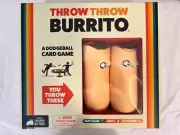 New! Never Used! Throw Throw Burrito - A Dodgeball Card Game