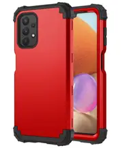 MCC Impact Samsung Galaxy A13 5G Shockproof 3in1 Rugged Case Cover A136 [Red]