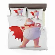 v3926 Bed Sheets Captain Underpants Dream works Movie Duvet Cover Set Bed Linen Bedding Bed Sheets IU3926