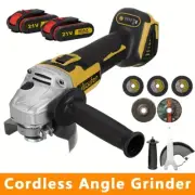 Cordless Angle Grinders Set - 2 Batteries - Home Decoration Industry Power Tools