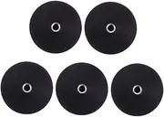 5Pcs Rubber Coated Base Light Mounting Brackets for LED Spotlights Scratch Design for Secure Installation Smooth Surfaces