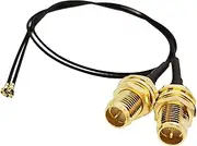 UFL to SMA M.2 NGFF U.FL to RP-SMA Female MHF4 IPX4 IPEX4 Ipex Connector Pigtail WiFi Antenna Extension Cable (15cm (2 Pcs))
