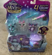 MOOSE TOYS MAGIC MIXIES MIXLINGS SPARKLE MAGIC MEGA PACK INCLUDES 4 FIGURES