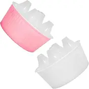 JOINPAYA 2pcs Narcissus Planter Pots for Tulip Hyacinth Daffodil Bulbs Design Stable Base for Secure Growth Cute Flower Pot for Small Succulents Garden Planting