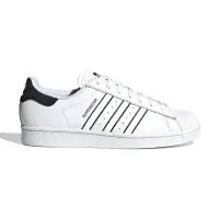 在飛比找momo購物網優惠-【adidas 愛迪達】Superstar 男鞋 白黑色 貝