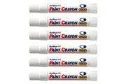 12PK Artline 40 Permanent Paint Crayon Fade Proof High Temperature Marker White
