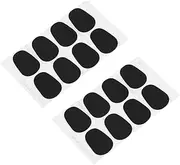 TOYANDONA 80pcs Saxophone Tooth Pad Alto Saxophone Oval Clarinet Cushions Saxophone Pads Saxophone Mouthpiece Cushion Clarinet Patches Sax Pad Food Grade Silicone