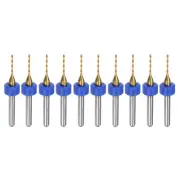 10pcs 1mm PCB Drill Bits Carbide CNC Engraving Micro Twist Drilling Tool