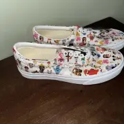 Vans X Disney 100 Customs Era Textile Multi-Character M7 W8.5 New