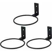Set of 3 wall mounted flower pot holders