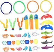 1Set Diving for Fun Swimming Pool Play with Octopuses Sharks Dolphins and Sea Creatures for Learning Underwater Skills and Summer Fun