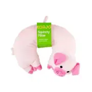 NEW Korjo Kids Squinchy Travel Cushion Pig