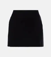 [Wardrobe.NYC] Wardrobe.NYC Velvet miniskirt UK 4 black