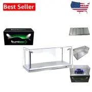 Clear Acrylic Display Case with Lightweight Design and Micro USB Powered LEDs