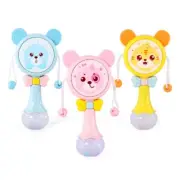Baby Rattle Teether Light-Up Rattles Shaker Sand Hammer Toy Rattle Toy