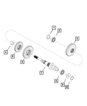 Genuine Mopar Fifth Gear 68105337AA