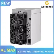 Goldshell AL MAX ASIC Miner ALPH/ 360GH/ 3350W/ 4.03j/Th Scrypt algorithm