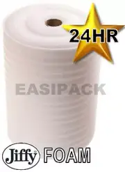3 Rolls of 1500mm (W)x 75M (L)x 4mm JIFFY FOAM WRAP Underlay Packing Packaging
