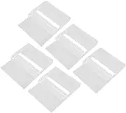 Zerodeko 5Pcs Clear Plastic Cassette Tape Storage Box Empty Audio Cassette Holder for Collectors Djs Tape Organizer Carry Case for Reliable Protection Stylish Display