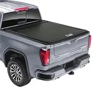 ALCYBD Pickuptruck Tonneau Cover Compatible for Gmc Sierra Aluminum Ute Lid Bed Tonneau Cover Hard Folding Shutter Tonneau(Electric Lock)