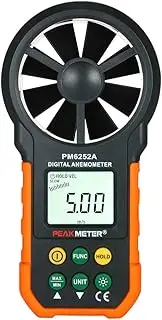 LAPOOH Handheld Anemometer Portable Wind Speed Meter CFM Meter Wind Gauges Air Flow with LCD Backlight for Weather Data Collection Outdoors Sailing Surfing Fishing