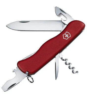 Victorinox Picknicker Swiss Army Knife with Lock Blade - Red