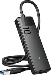 Inateck 4 Ports USB Hub, USB 3.2 Gen 2 Speed, 1.6 ft Cable for MacBook, Mac Pro, Mac Mini, iMac, Flash Drive, Mobile HDD, HB2025A