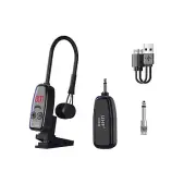 30Hz-16000Hz Microphone For Trumpet Saxophone Instrument UHF 50M Range Wireless