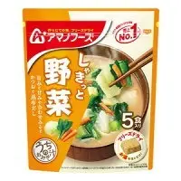 在飛比找蝦皮購物優惠-日本 天野食品我們的味噌湯-蔬菜味噌湯 5包入 味噌湯野菜 
