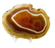 Agate Slice - Stand Included - A